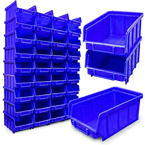 Stapelboxen HMH, Größe 2, 175x103x76mm, blau