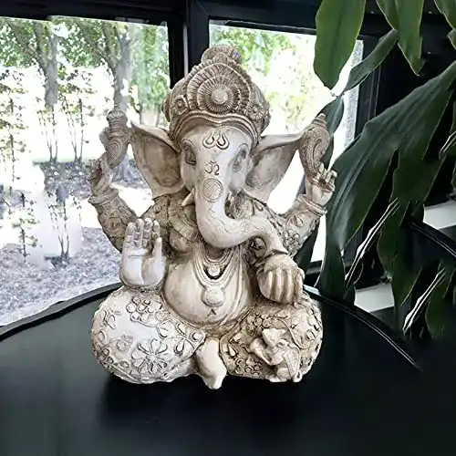 Ganesha-Figur Pevfeciy Ganesha Figur Groß Buddha Statue H-30 cm
