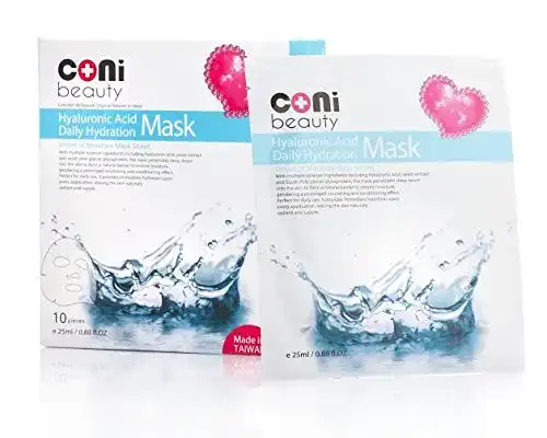 Hyaluron-Tuchmaske Coni Beauty Hyaluron Tuchmasken 10 Stück