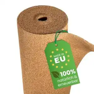 Korkmatte Ingbertson 10 m² 2 mm IHK, Kork Dämmunterlage