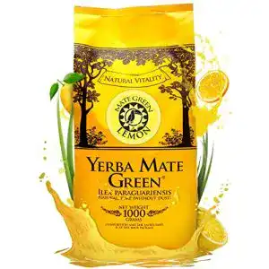 Mate-Tee Mate Green Yerba, LEMON, Zitronen Mate Tee, 1000 g