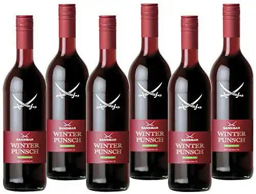 Glühwein Sansibar Alkoholfreier Winter-Punsch, 6er Pack (6 x 740 ml)
