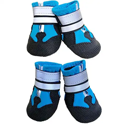 Schneeschuhe für Hunde Leeko Pfotenschutz Hund, 4 Stück