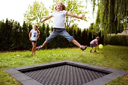 Rechteckiges Trampolin Eurotramp Kids-Bodentrampolin Playground