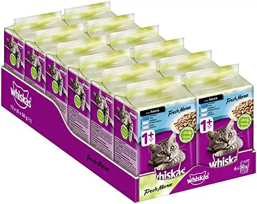 Whiskas-Katzenfutter whiskas Fresh Menue 1 Fisch-Auswahl