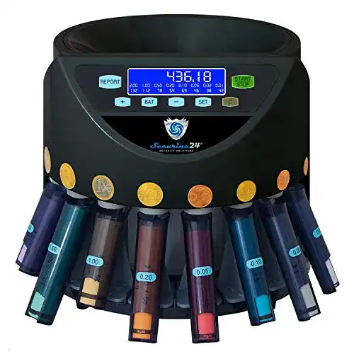 Münzzähler Securina24 Automatisch SR1200LCD mit Abhülsung