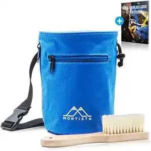Chalkbag Montista mit Boulder-Bürste – 2-in-1 Magnesia-Beutel Set