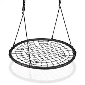 Nestschaukel (150 kg) Relaxdays Nestschaukel mit Netz, Ø120cm
