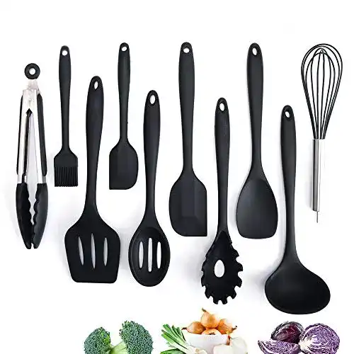 Kochlöffel-Set Adkwse Küchenhelfer Set, Silikon