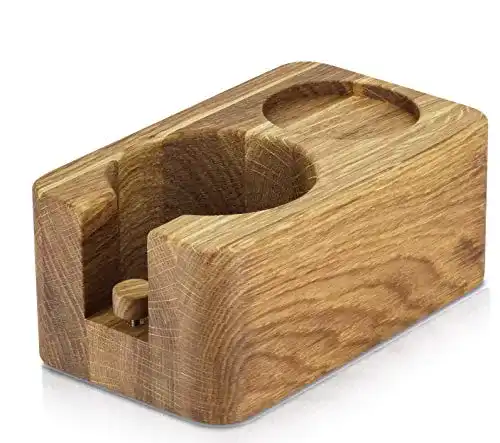 Tamperstation Clara Coffee 58mm, Tamper Station aus Holz