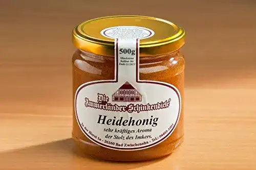Heidehonig Ammerländer Schinkendiele Größe 500g-Glas