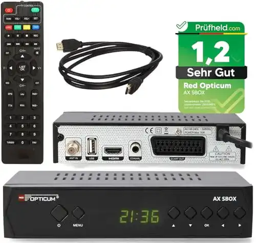 Opticum-Receiver Opticum SBOX Sat mit PVR Aufnahmefunktion