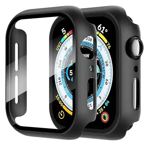 Apple-Watch-6-Hülle Diruite 2-Stück Hülle für Apple Watch Series