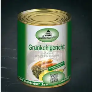 Grünkohl Ammerländer Schinkendiele Gericht mit Pinkelwurst, 800g