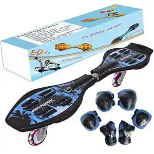 Waveboard EiDevo , Double Wheel Scooter Caster Board mit LED