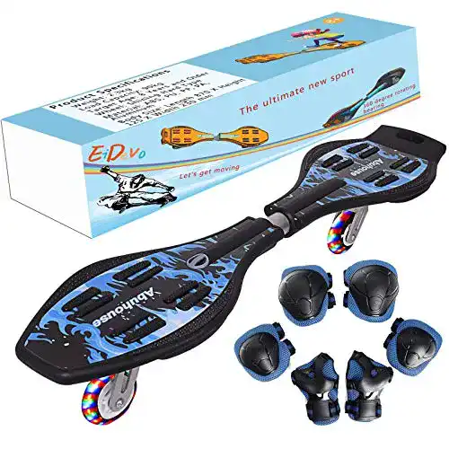 Waveboard EiDevo , Double Wheel Scooter Caster Board mit LED