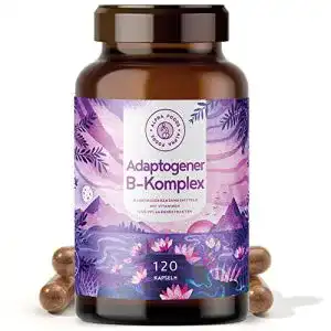 Vitamin-B-Komplex Alpha Foods Adaptogener, 120 Kapseln