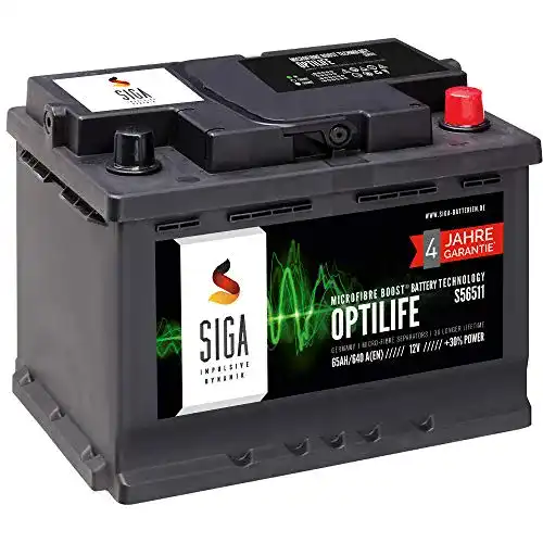 Autobatterie 65Ah SIGA Starterbatterie