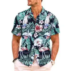 Hawaiihemd Meilicloth Hawaii Hemd Männer Funky Kurzarm