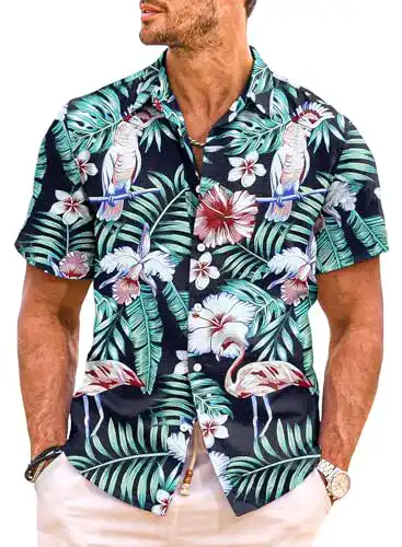 Hawaiihemd Meilicloth Hawaii Hemd Männer Funky Kurzarm