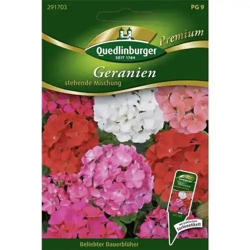Geranien-Samen Quedlinburger Geranien, stehende Mischung
