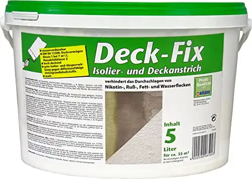 Nikotinsperre Wilckens Deck – Fix Isolier- u. Deckanstrich Weiß 5 L