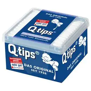 Wattestäbchen Q-tips Pflegestäbchen, 3 x 206 Stäbchen