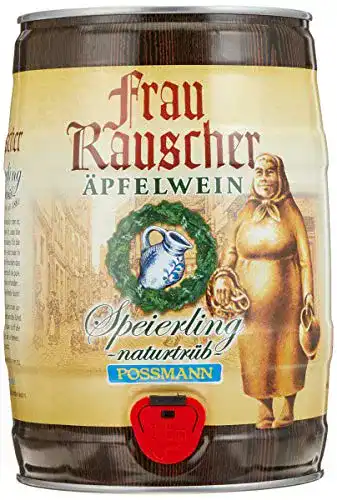 Possmann-Apfelwein Possmann Frau Rauscher Äpfelwein Speierling