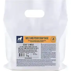 Rohseife Forbury Ziegen Milch Seifenbasis, 1kg SLS-frei