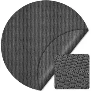 Poolabdeckung rund Wiltec Pool Solarfolie 3.6m Rund schwarz