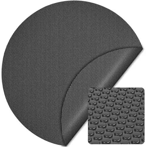 Poolabdeckung rund Wiltec Pool Solarfolie 3.6m Rund schwarz