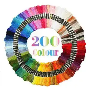 Stickgarn Adkwse ,Embroidery Floss Weicher Baumwolle perfekt