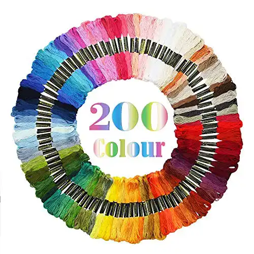 Stickgarn Adkwse ,Embroidery Floss Weicher Baumwolle perfekt
