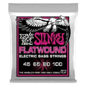 Flatwound-Bass-Saiten Ernie Ball Super Slinky Flatwound
