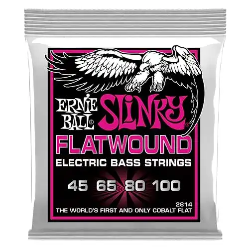 Flatwound-Bass-Saiten Ernie Ball Super Slinky Flatwound
