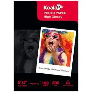 Fotopapier 13×18 Koala Inkjet Hochglänzend cm, 100 Blatt