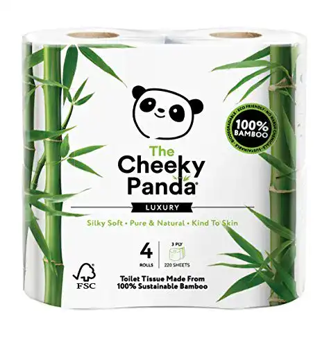 Die beste Toilettenpapier 3-lagig The Cheeky Panda Luxus Bambus, 4 Rollen 2026 Test Bestseller Toilettenpapier 3-lagig The Cheeky Panda Luxus Bambus, 4 Rollen