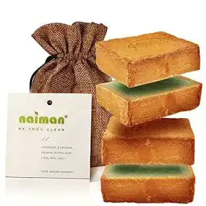 Naturseife naiman ® Aleppo Seife 20%, 400g VORGESCHNITTEN