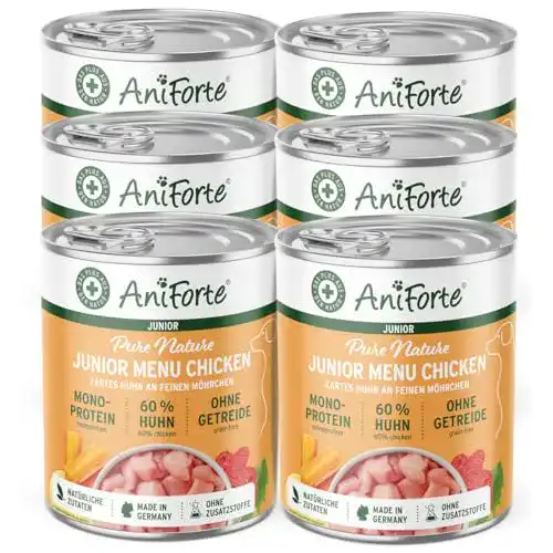 Hunde-Nassfutter AniForte ® PureNature Zartes Huhn Junior