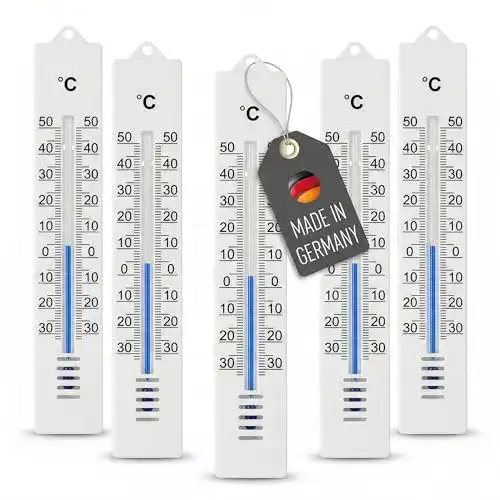 Thermometer analog Lantelme 5X Zimmerthermometer Garten