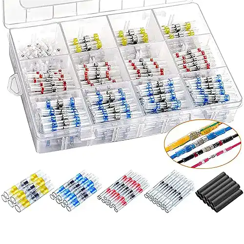 Lötverbinder NEWFUN 500Pcs Schrumpfverbinder Solder Sealing