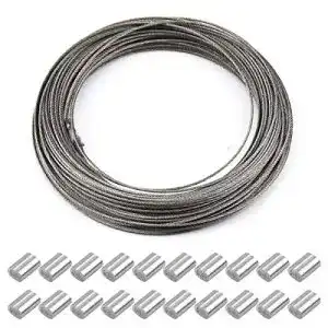 Drahtseil Netspower 30m x 1.5mm Stahlseil aus Edelstahl, Draht