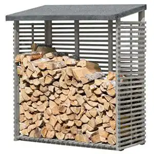 Holzlege Gartenpirat Holzunterstand für Kaminholz aussen