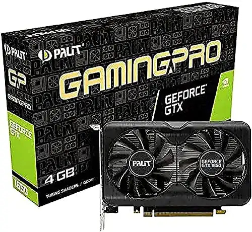 Die beste Grafikkarte 4GB Palit GTX1650 GamingPro, 4 GB DDR6, HDMI, 2 DP 2026 Test Bestseller Grafikkarte 4GB Palit GTX1650 GamingPro, 4 GB DDR6, HDMI, 2 DP