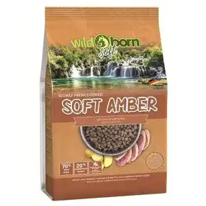 Halbfeuchtes Hundefutter Wildborn getreidefrei Soft Amber 1kg