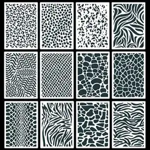 Airbrush-Schablonen Rolin Roly 12PCS Schablonen Set