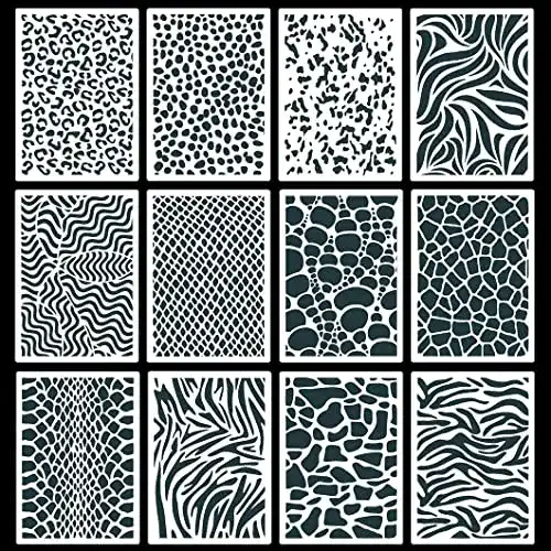 Airbrush-Schablonen Rolin Roly 12PCS Schablonen Set