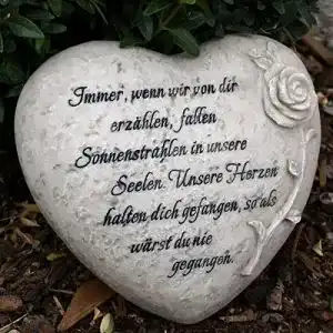 Grabschmuck Trauer-Shop Immer wenn wir von dir erzählen