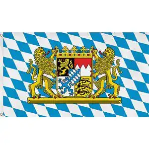 Bayern-Flagge trends4cents Flagge Bayern Löwe Freistaat