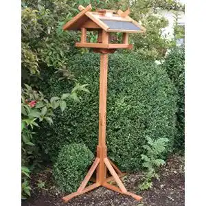 Vogelhaus mit Ständer Multistore 2002 Kupferdach Futtersilo